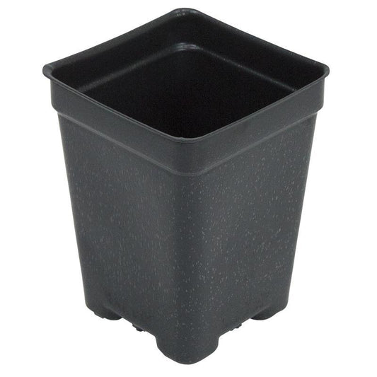 Plastic Pot Deep Vacuum 3" sq Grow Organic