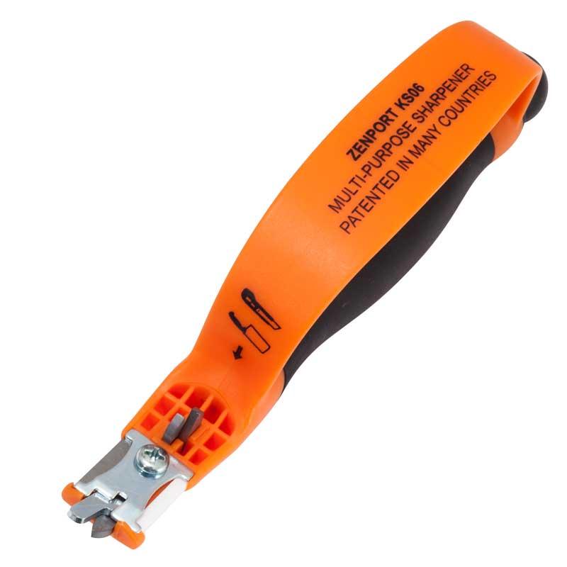 Zenport 6-in-1 Multi Sharpener (For Pruners, Scissors, and Knives) Zenport