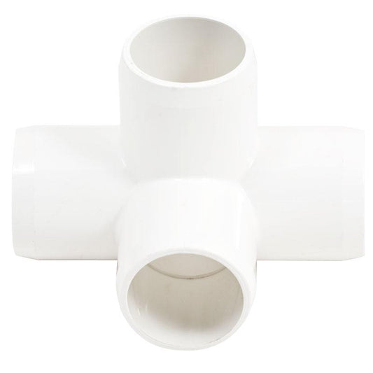 PVC Snap Fitting - 4 Way (1") Grow Organic