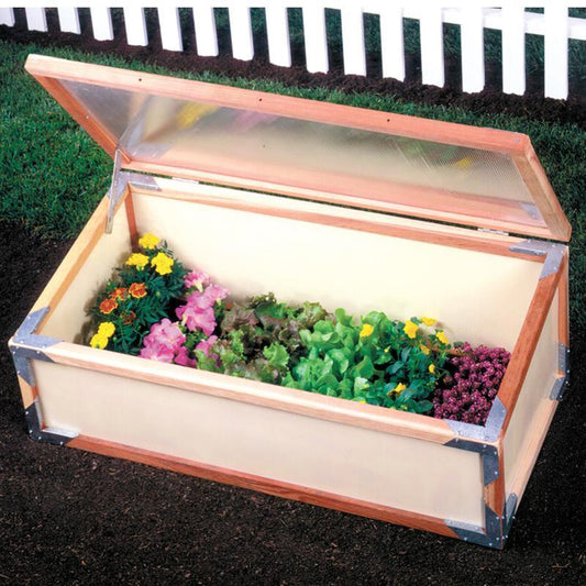Redwood Coldframe GardenStarter Kit PV Drop Ship