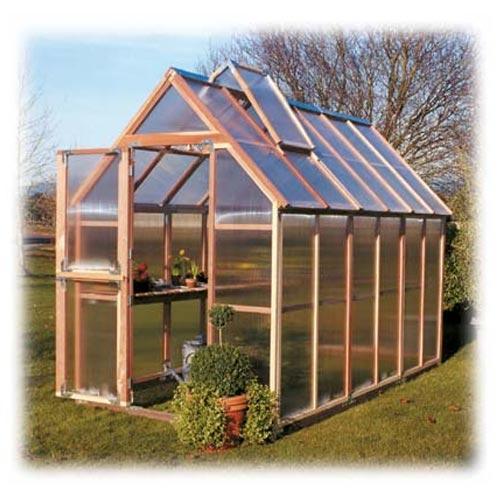 Redwood Greenhouse Kit (Mt Hood 6' x 12') PV Drop Ship