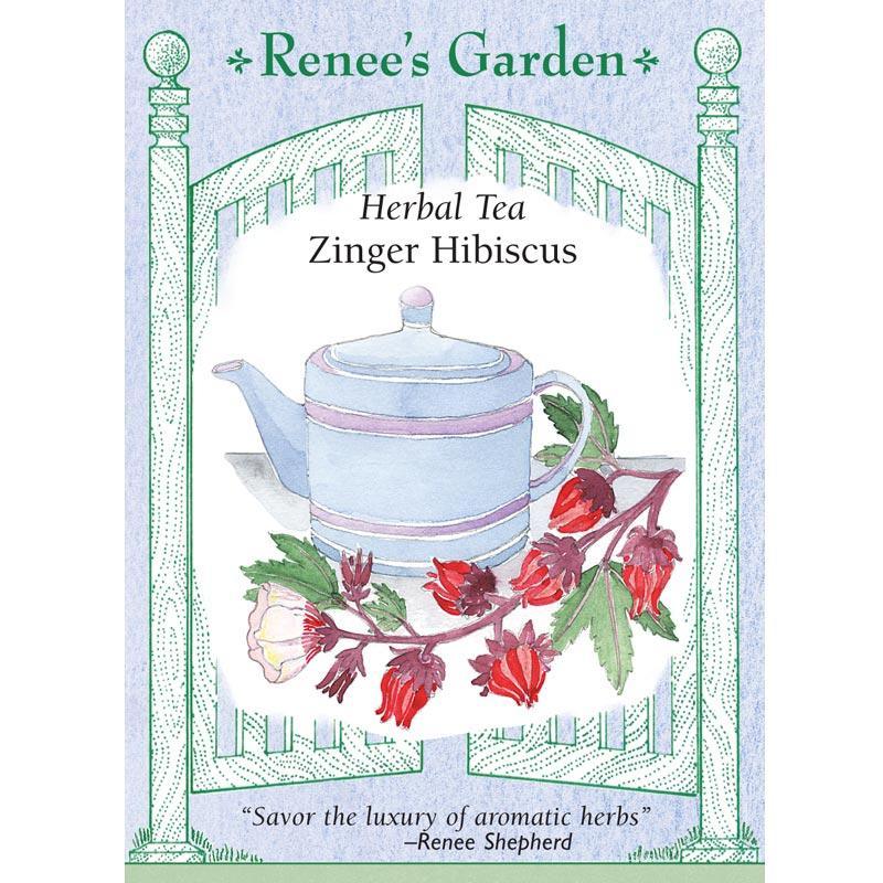 Zinger Herbal Tea Hibiscus Seeds Renee's Garden