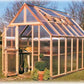 Redwood Greenhouse Kit (Mt Rainier 8' x 12') PV Drop Ship