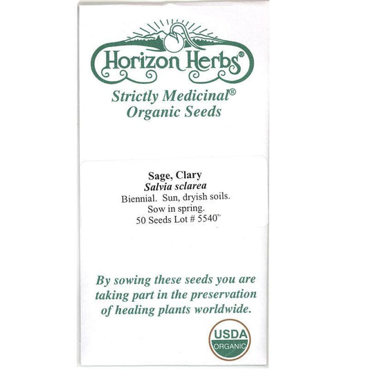 Clary Sage Seeds (Organic) Strictly Medicinal