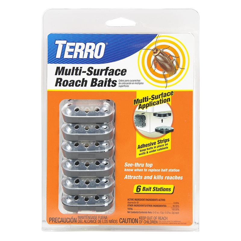 Terro Multi-Surface Roach Bait (6/pk) Terro